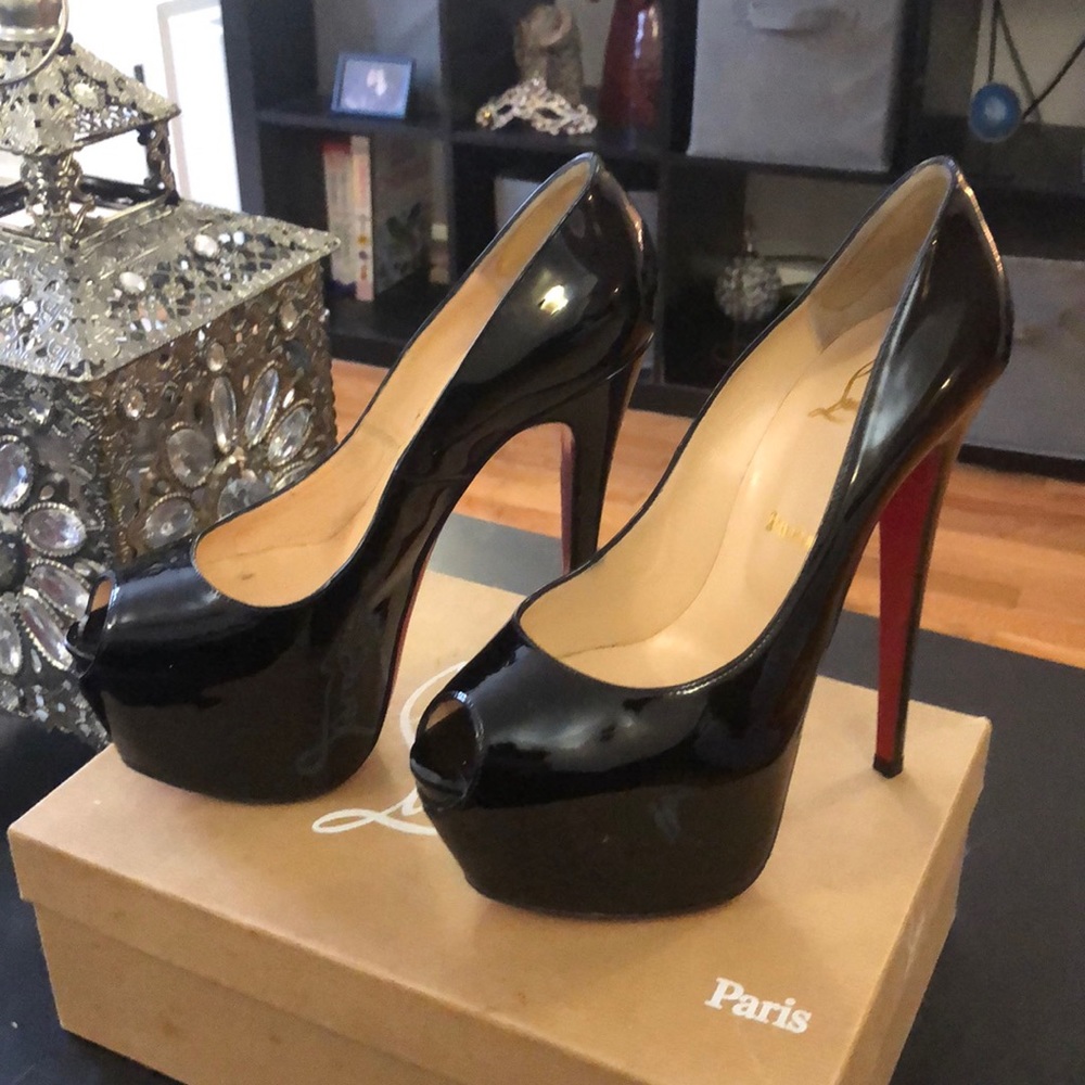 Christian Louboutin Platform Peep Toe